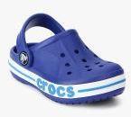 Crocs Blue Solid Clogs Girls