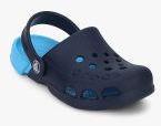 Crocs Boys Navy Blue&Turquoise Blue Clogs Boys