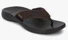 Crocs Brown Solid Thong Flip Flops Men