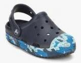 Crocs Bump It Camo Navy Blue Clogs Boys