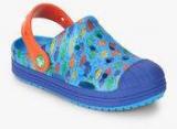 Crocs Bump It Graphic Blue Clog Sandals Boys