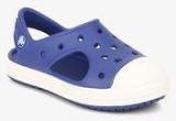 Crocs Bump It Navy Blue Sandals Boys