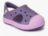 Crocs Bump It Purple Sandals boys