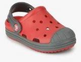 Crocs Bump It Red Clogs Girls