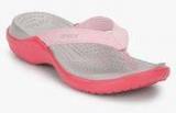 Crocs Capri Iv Pink Flip Flops Women