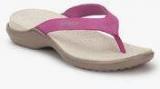 Crocs Capri Iv Purple Flip Flops Women