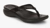 Crocs Capri V Sequin Black Flip Flops Women