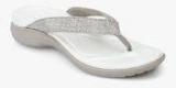 Crocs Capri V Shimmer Beige Flip Flops Women