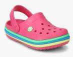 Crocs Cb Rainbow Band Pink Clog Boys