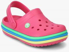 Crocs Cb Rainbow Band Pink Clog girls