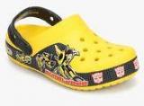 Crocs Cb Trnsfrmrs Bumblebee Yellow Clogs Boys