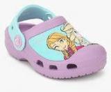 Crocs CC Frozen Purple Clogs Girls