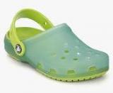 Crocs Chameleonstm Translucent Green Clogs Boys