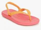 Crocs Chawaii Flip Orange Flip Flops Girls