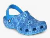 Crocs Classic Graphic Blue Clog Sandals Boys