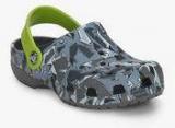 Crocs Classic Graphic Grey Clogs boys