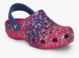 Crocs Classic Graphic Pink Clogs Sandals Boys