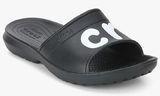 Crocs Classic Graphic Slide Black Flip Flops Men