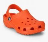 Crocs Classic Orange Clog Sandals Boys