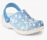 Crocs Classic Snowflake Blue Clog Boys