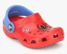 Crocs Classic Spiderman Red Clogs boys