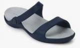 Crocs Cleo V Navy Blue Flip Flops Women