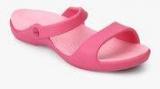 Crocs Cleo V Pink Flip Flops Women