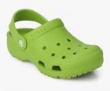 Crocs Coast Green Clogs girls