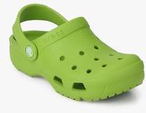 Crocs Coast Green Clogs girls