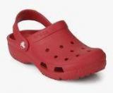 Crocs Coast Red Clogs Boys