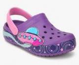 Crocs Crcbndglctc Purple Clogs Girls