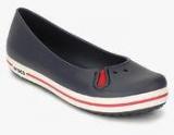 Crocs Crocband Flat Navy Blue Belly Shoes Women