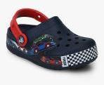 Crocs Crocband Fun Lab Lights K Navy Blue Clogs Boys