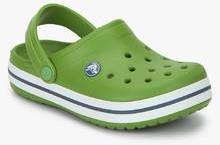 Crocs Crocband Green Clogs boys