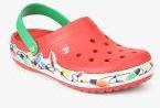 Crocs Crocband Holiday Lights Red Clog women