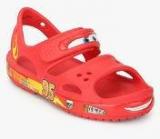 Crocs Crocband Ii Cars Ps As Red Sandals Boys