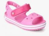 Crocs Crocband Pink Sandals Boys