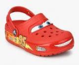 Crocs Crocslights Cars Red Clogs Boys