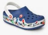 Crocs Crocslights Holiday Blue Clogs Boys