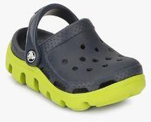 Crocs Duet Sport Navy Blue Clogs boys