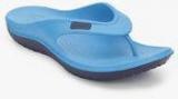 Crocs Duet Wave Blue Flip Flops Women