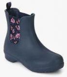 Crocs Freesail Navy Blue Chelsea Boots Women