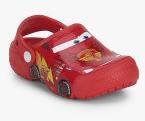 Crocs Funlab Cars Red Clogs Sandals Girls