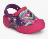 Crocs Funlab Lights Pink Clogs Sandals Girls