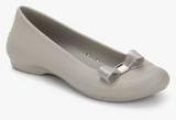 Crocs Gianna Bow Flat Grey Belly Shoes women