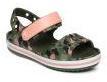 Crocs Green Printed Crocband Seasonal Graphic K Sports Sandals Girls