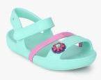 Crocs Green Sandals Girls