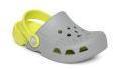 Crocs Grey Synthetic Clogs Girls