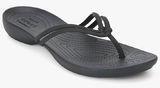 Crocs Isabella Black Flip Flops Women