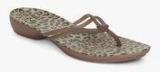 Crocs Isabella Graphic Brown Flip Flops women